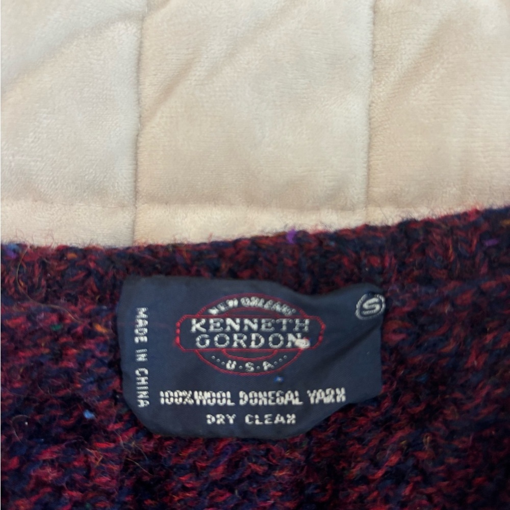 Vintage Kenneth Gordon Wool Sweater Vest - Picture 3 of 5